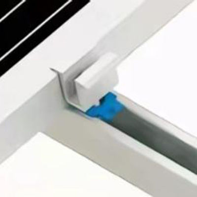 Buon prezzo Anodizzato pannello solare superficiale pinza 60m/S Mid Clamps pannelli solari in linea