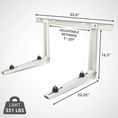 Buon prezzo Capacità 200Lbs Window Ac Holder Heavy Duty Climatizzatore supporto in linea