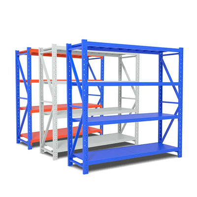 Buon prezzo Orange Bianco 4 Livelli Industrial Rack Metal Industrial Garage Rack in linea